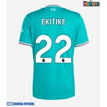 Camisa de Futebol Liverpool Hugo Ekitike #22 Equipamento Alternativo 2025-26 Manga Curta